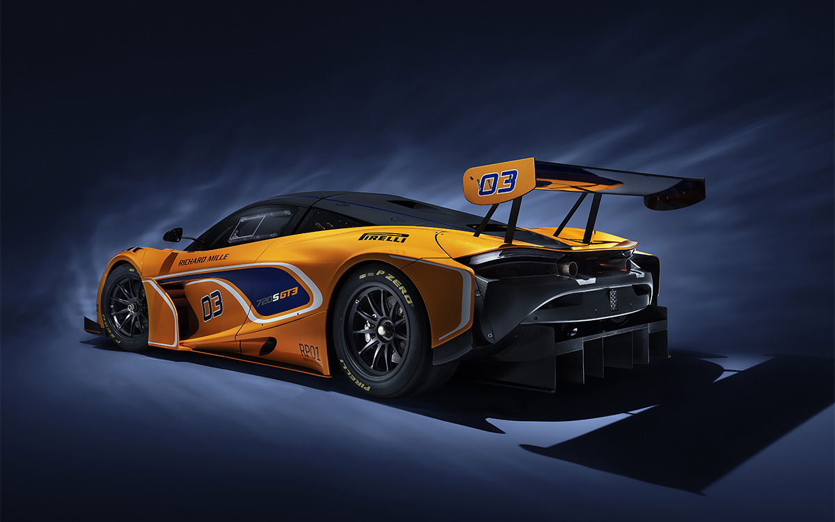 McLaren 720S GT3 lateral trasera fx