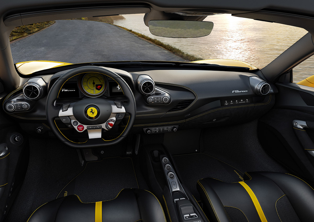 Ferrari 812 GTS interior fx