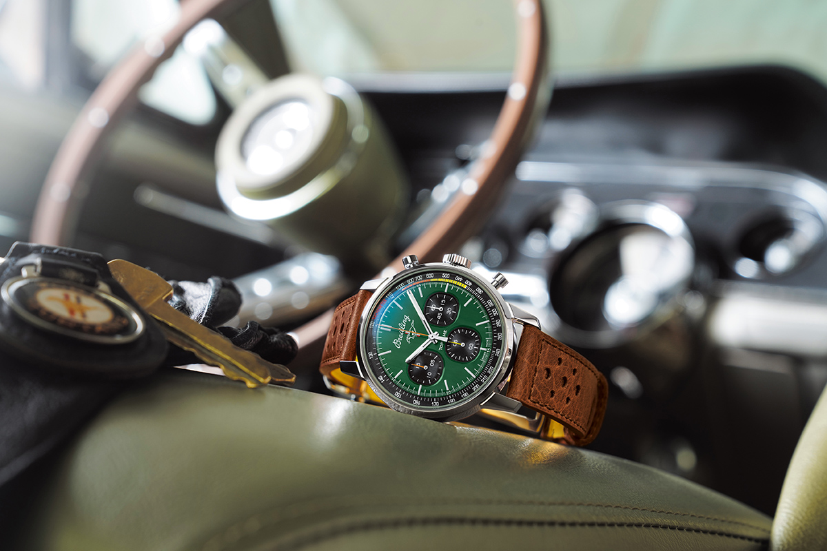 Breitling Top Time Classic Cars Squad green mustang