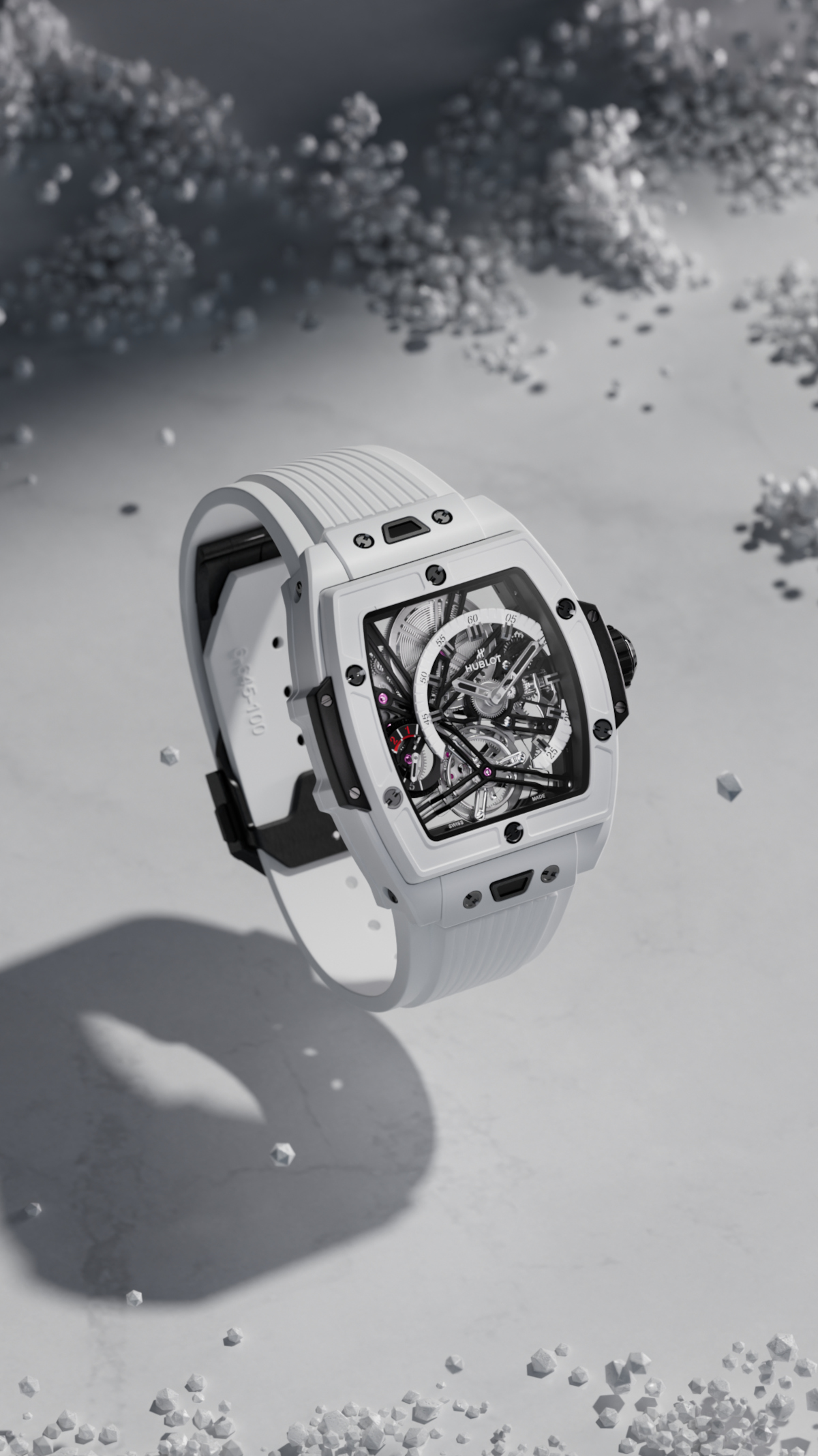 Spirit Of Big Bang Tourbillon White Ceramic 3fxx