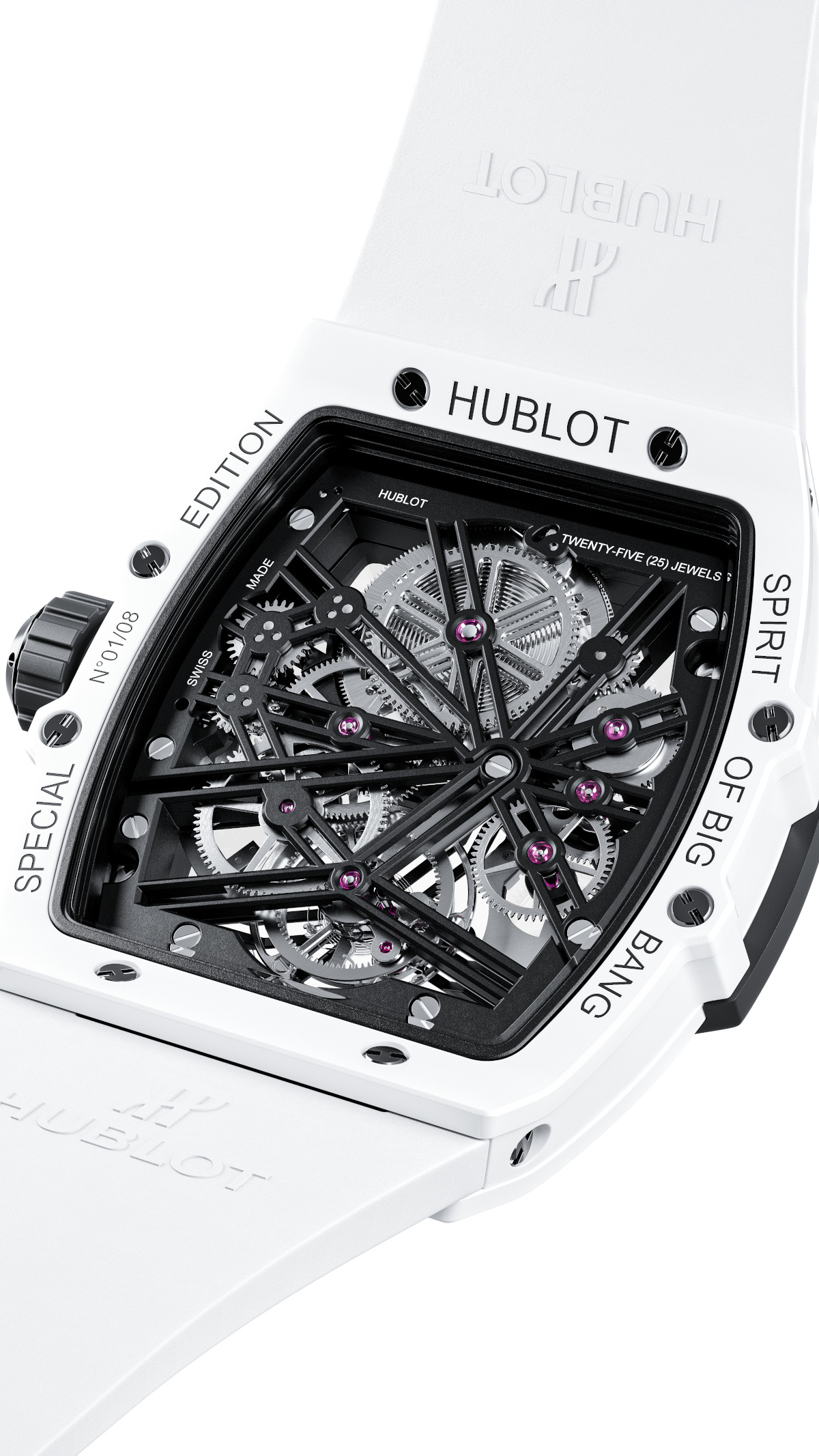 Spirit Of Big Bang Tourbillon White Ceramic 4fxx