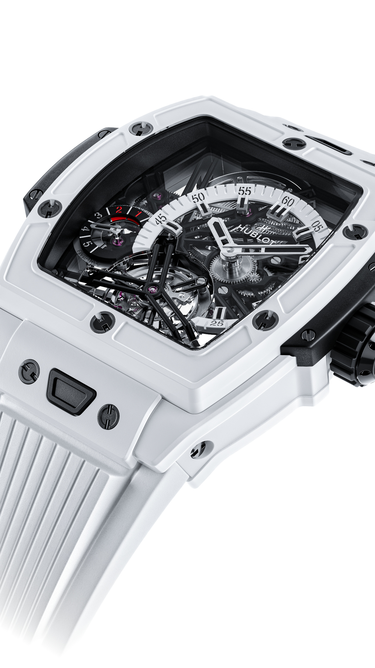 Spirit Of Big Bang Tourbillon White Ceramic 5fxx