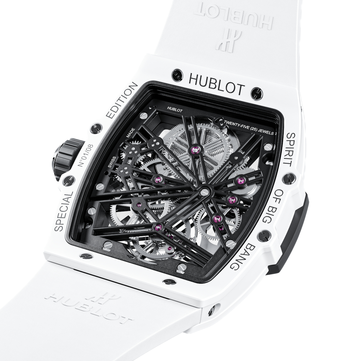 Spirit Of Big Bang Tourbillon White Ceramic 9fxx